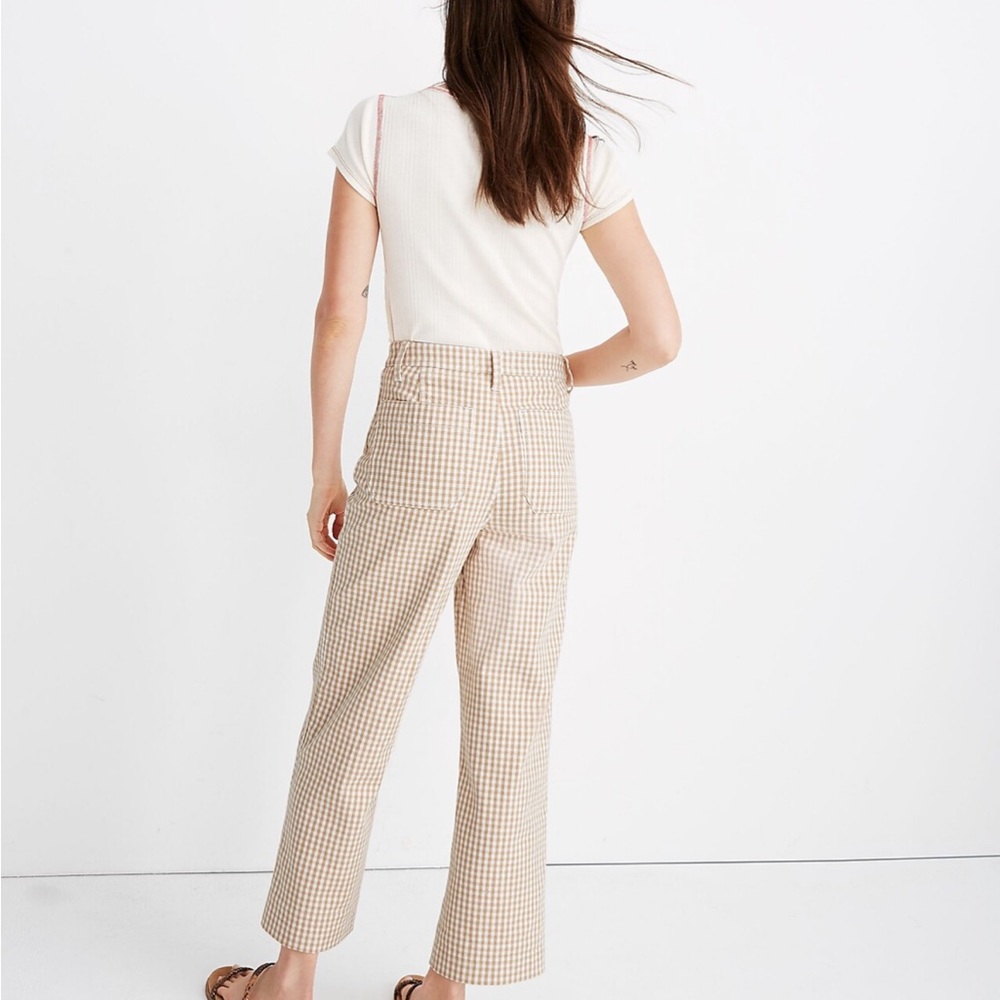 Madewell slim Emmett wide leg crop- size 25 - Picture 3 of 5